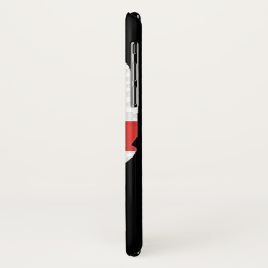 HANDSKULL Georgia hoesje iPhone X B2 (Achterkant/links)