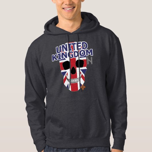 HANDSKULL Great Britain Hooded Sweatshirt B2 (Voorkant)