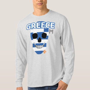 HANDSKULL Griekenland Lange hoes T-Shirt B2