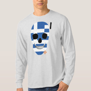 HANDSKULL Griekenland Lange hoes T-Shirt B2