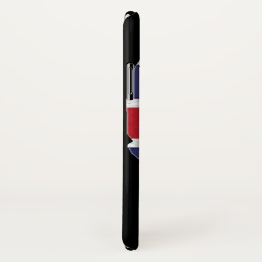 HANDSKULL Groot-Brittannië hoesje iPhone X B2 (Achterkant / rechts)