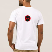 HANDSKULL Groot-Brittannië - Witte basishoes T-shirt (Achterkant)