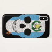HANDSKULL Guatemala hoesje iPhone X B2 (Achterkant (horizontaal))