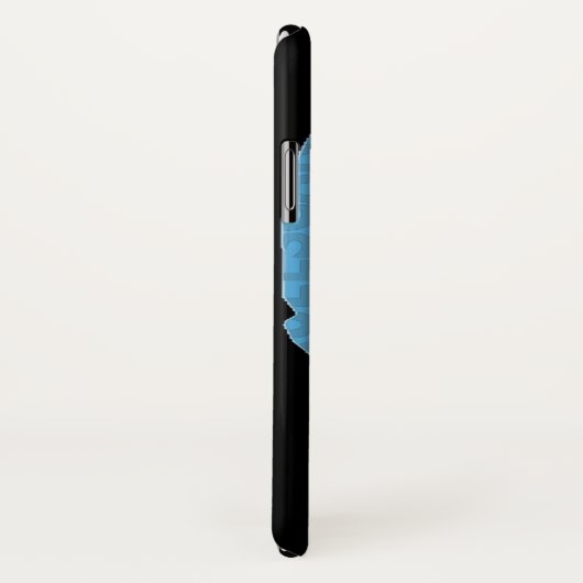 HANDSKULL Guatemala hoesje iPhone X B2 (Achterkant / rechts)