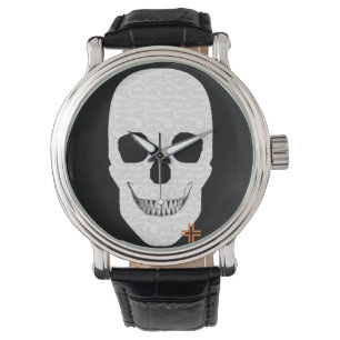 HANDSKULL Handskull horloge mannen leer B2