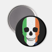HANDSKULL Ierland ronde magneet B2 (Voorkant / Achterkant)
