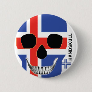 HANDSKULL IJsland - Button
