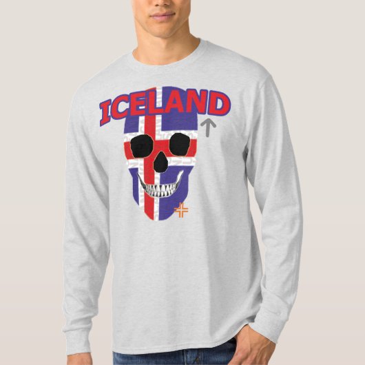 HANDSKULL IJsland Lange hoes T-Shirt B2 (Voorkant)