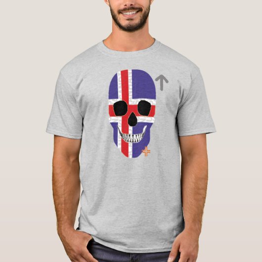 HANDSKULL IJsland T-shirt Basic B2 (Voorkant)