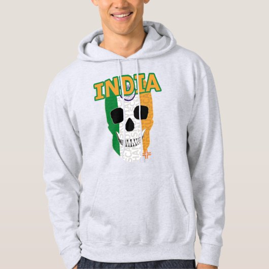 HANDSKULL India Hooded Sweatshirt B2 (Voorkant)