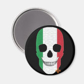 HANDSKULL Italië ronde magneet B2 (Voorkant / Achterkant)