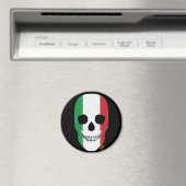 HANDSKULL Italië ronde magneet B2 (Insitu (Vaatwasser))