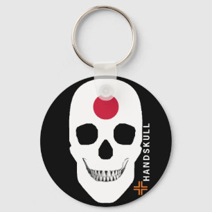 HANDSKULL Japan, Happy skull, Japanse vlag Sleutelhanger