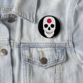 HANDSKULL Japan Ronde Badge zwart B2 Button 5,7 Cm (In situ)