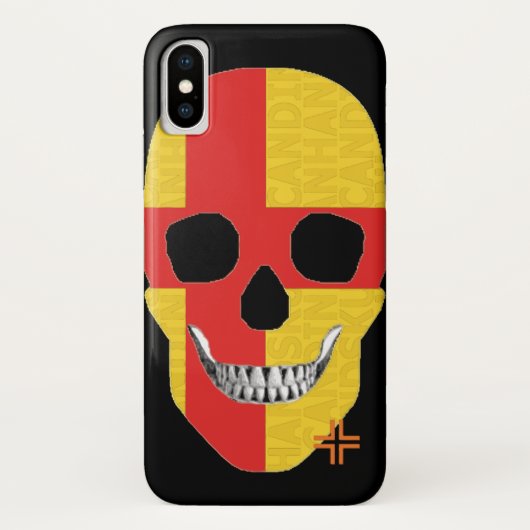 HANDSKULL Kalmar hoesje iPhone X B2 (Achterkant)