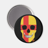 HANDSKULL Kalmar ronde magneet B2 (Voorkant / Achterkant)