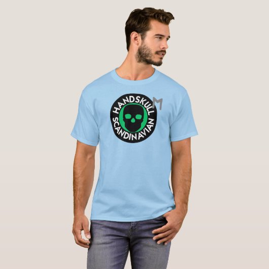 HANDSKULL LIV Emerald t shirt Basic P4 (Voorkant volledig)
