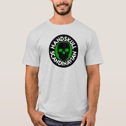 HANDSKULL LIV Forest Green t-shirt Basic P4 (Voorkant)