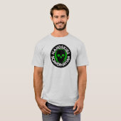 HANDSKULL LIV Forest Green t-shirt Basic P4 (Voorkant volledig)