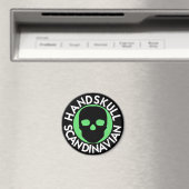 HANDSKULL LIV Harlekijn ronde magneet P3 (Insitu (Vaatwasser))