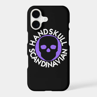 HANDSKULL LIV Paars iPhone X hoesje P3
