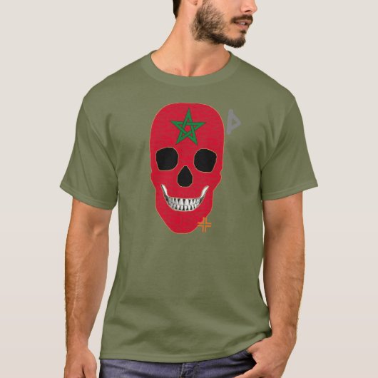 HANDSKULL Marokko T-shirt basis B2 (Voorkant)