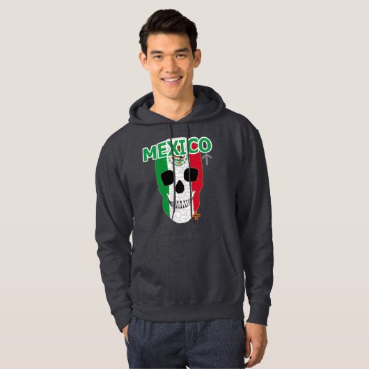 HANDSKULL Mexico Hooded Sweatshirt B2 (Voorkant volledig)