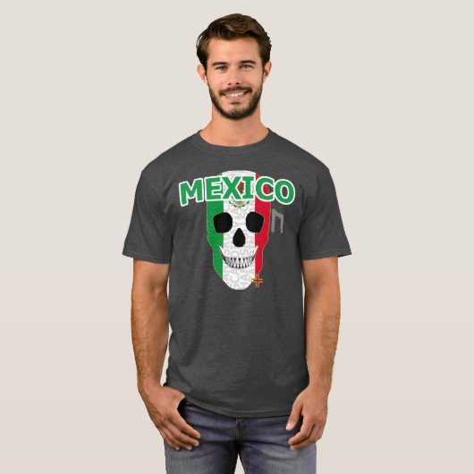 HANDSKULL Mexico t-shirt Basic B2 (Voorkant volledig)
