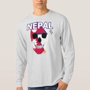 HANDSKULL Nepal met lange hoes T-Shirt B2
