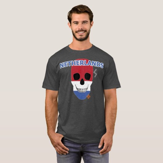 HANDSKULL Netherlands t-shirt Basic B2 (Voorkant volledig)