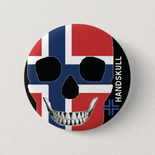 HANDSKULL Noorwegen - Button