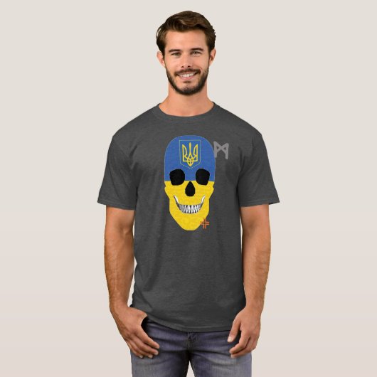 HANDSKULL Oekraïne t-shirt Basic B2 (Voorkant volledig)
