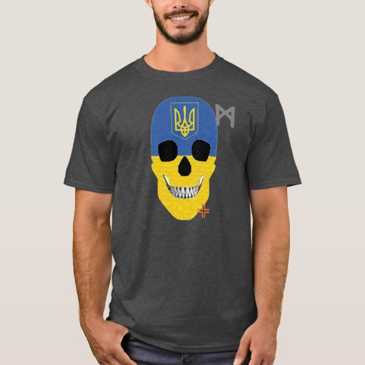 HANDSKULL Oekraïne t-shirt Basic B2 (Voorkant)