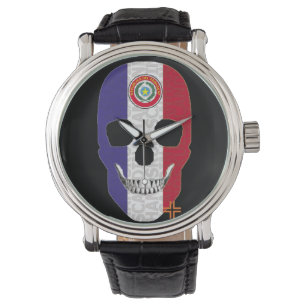 HANDSKULL Paraguay horloge mannen lederen B2
