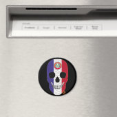 HANDSKULL Paraguay round    magnetB2 Magneet (Insitu (Vaatwasser))