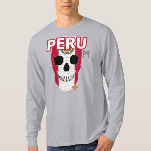 HANDSKULL Peru Long Meve T-Shirt B2 (Voorkant)
