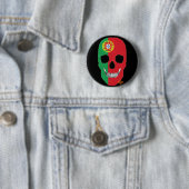 HANDSKULL Portugal Ronde Badge zwart B2 Button 5,7 Cm (In situ)