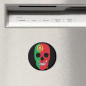 HANDSKULL Portugal ronde magneet B2 (Insitu (Vaatwasser))