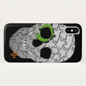 HANDSKULL Puzzel hoesje iPhone X B2 (Achterkant (horizontaal))