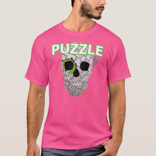 HANDSKULL Puzzle T-shirt Basic B2 (Voorkant)