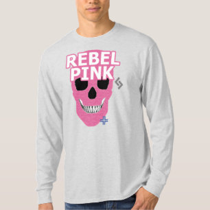 HANDSKULL Rebelroze lange T-shirt B2