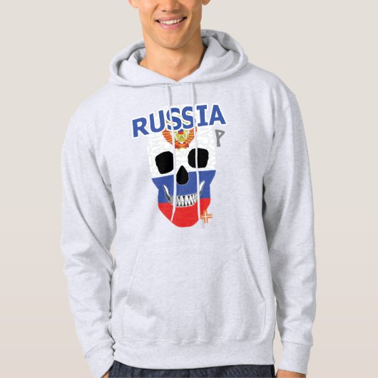 HANDSKULL Russian Hooded Sweatshirt B2 (Voorkant)