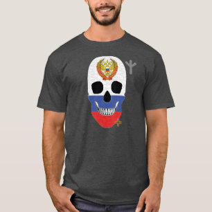HANDSKULL Russisch t-shirt Basic B2