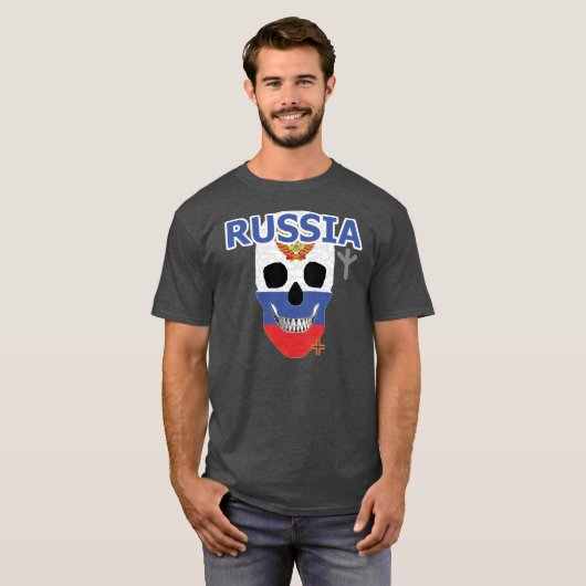 HANDSKULL Russisch t-shirt Basic B2 (Voorkant volledig)