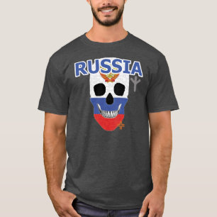 HANDSKULL Russisch t-shirt Basic B2