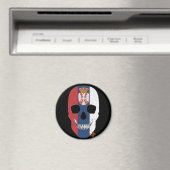 HANDSKULL Servië ronde magneet B2 (Insitu (Vaatwasser))