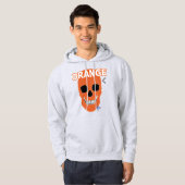 HANDSKULL Sinaasappel Hooded Sweatshirt B2 (Voorkant volledig)