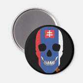 HANDSKULL Slowakije ronde magneet B2 (Voorkant / Achterkant)