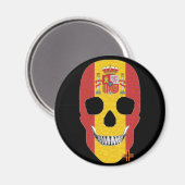 HANDSKULL Spanje ronde magneet B2 (Voorkant / Achterkant)