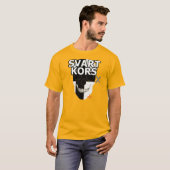 HANDSKULL Svart Kors t-shirt basis B2 (Voorkant volledig)